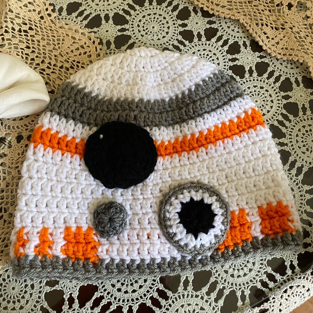 Star Wars BB8 Hand crocheted Hat NEW - Picture 8 of 15